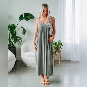 Lennon Midi Dress - Spruce